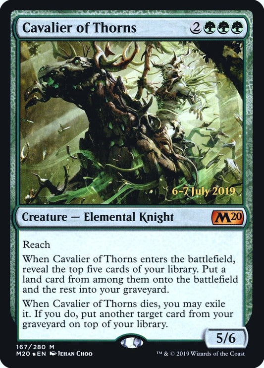 Image for Cavalier of Thorns (167) (Prerelease Cards) - Magic: The Gathering