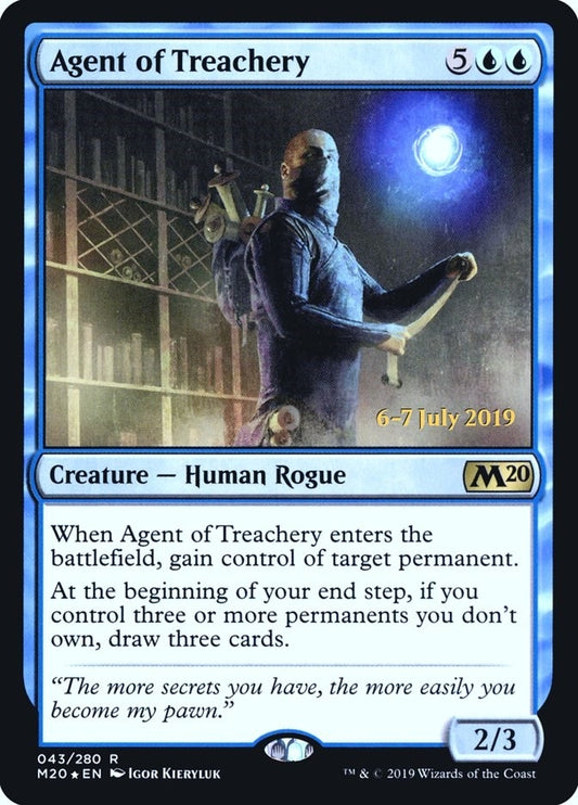 Image for Agent of Treachery (43) (Prerelease Cards) - Magic: The Gathering