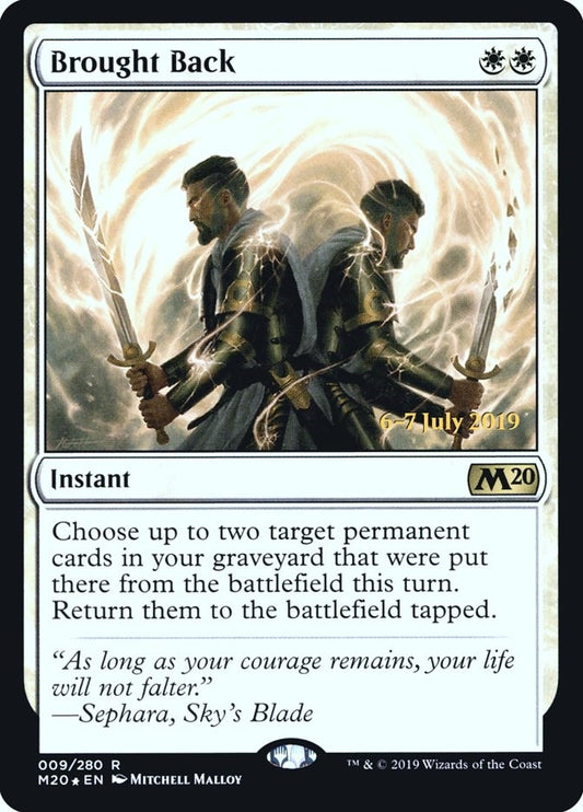Image for Brought Back (9) (Prerelease Cards) - Magic: The Gathering
