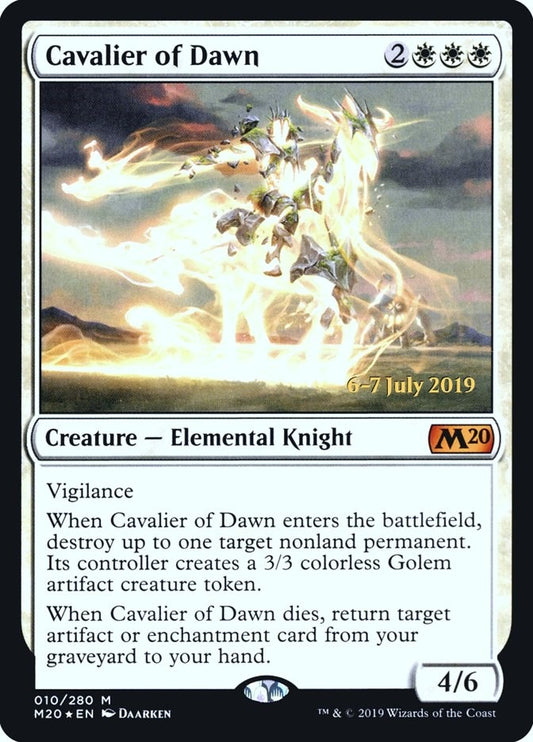 Image for Cavalier of Dawn (10) (Prerelease Cards) - Magic: The Gathering