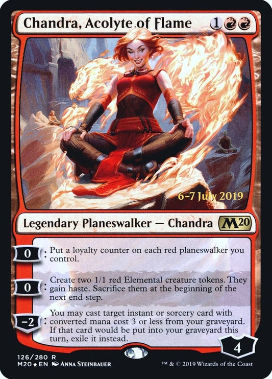 Image for Chandra, Acolyte of Flame (126) (Prerelease Cards) - Magic: The Gathering