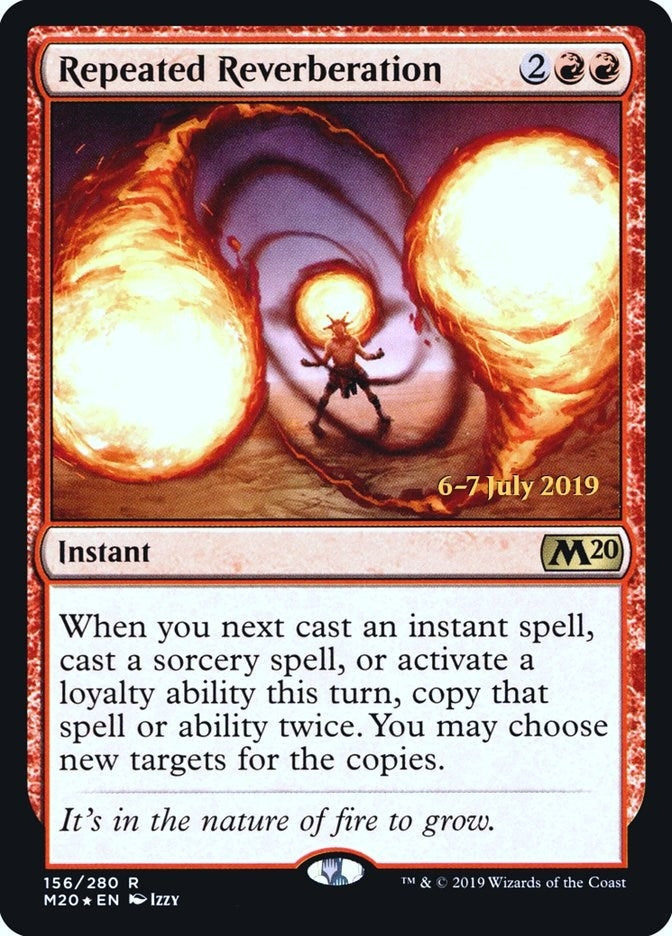 Image for Repeated Reverberation (156) (Prerelease Cards) - Magic: The Gathering