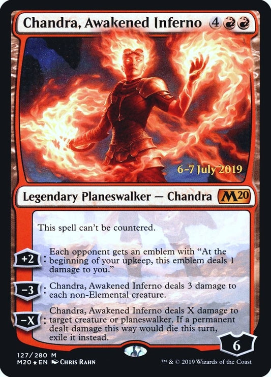 Image for Chandra, Awakened Inferno (127) (Prerelease Cards) - Magic: The Gathering