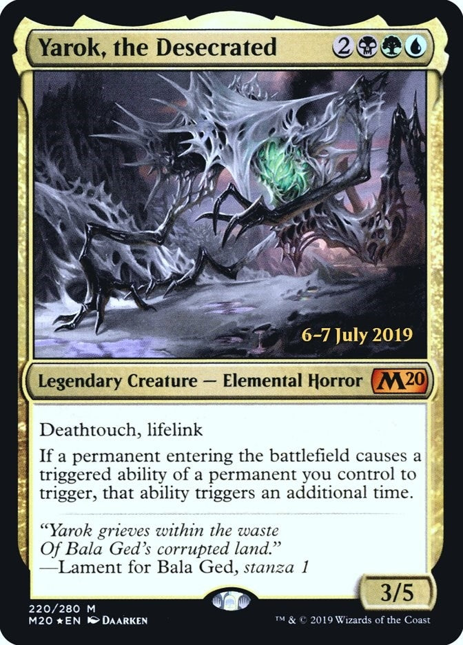 Image for Yarok, the Desecrated (220) (Prerelease Cards) - Magic: The Gathering