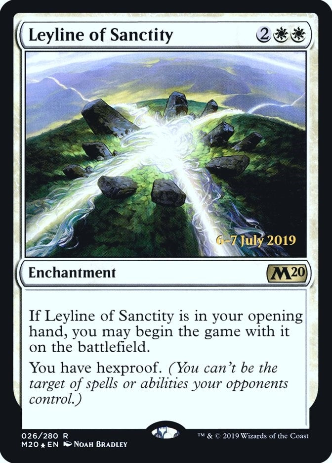 Image for Leyline of Sanctity (26) (Prerelease Cards) - Magic: The Gathering