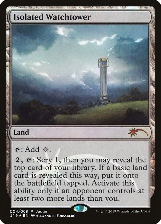 Image for Isolated Watchtower (4) (Judge Promos) - Magic: The Gathering
