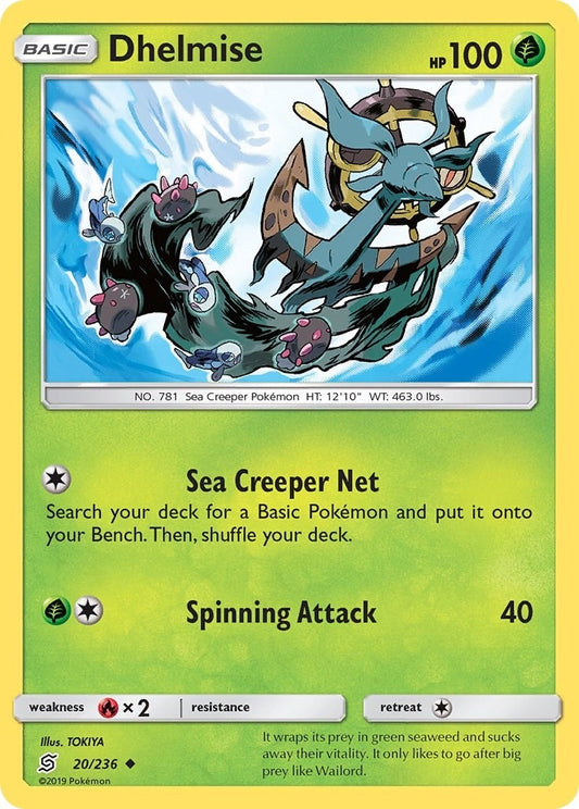 Image for Dhelmise (20/236) (SM - Unified Minds) - Pokemon