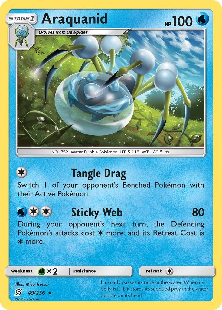 Image for Araquanid (49/236) (SM - Unified Minds) - Pokemon