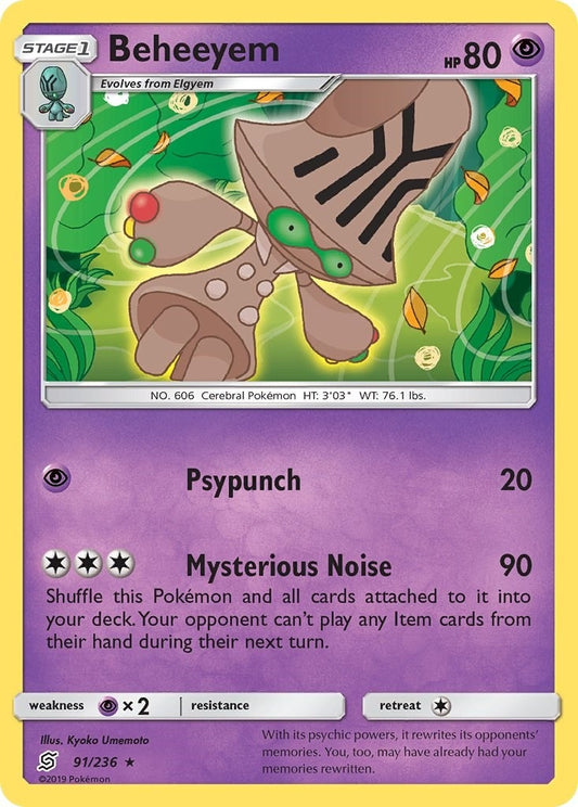 Image for Beheeyem (91/236) (SM - Unified Minds) - Pokemon