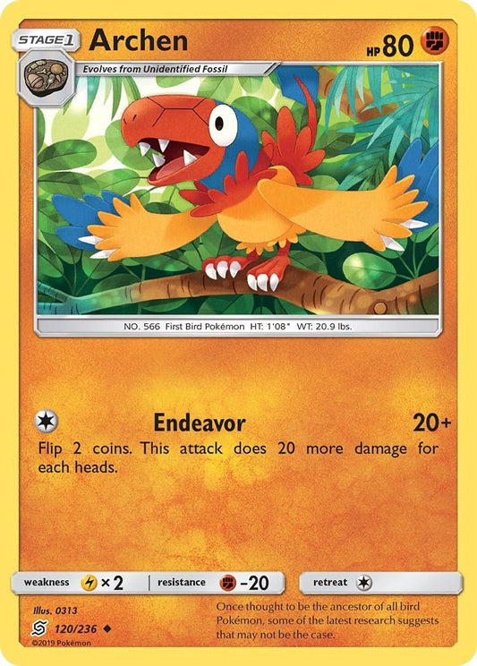 Image for Archen (120/236) (SM - Unified Minds) - Pokemon