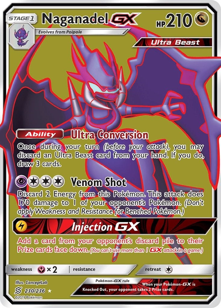 Image for Naganadel GX (Full Art) (230/236) (SM - Unified Minds) - Pokemon