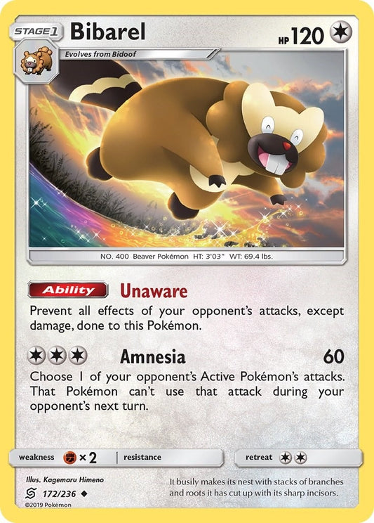 Image for Bibarel (172/236) (SM - Unified Minds) - Pokemon