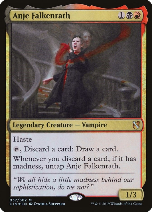 Image for Anje Falkenrath (37) (Commander 2019) - Magic: The Gathering