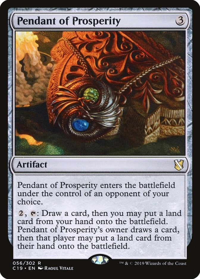 Image for Pendant of Prosperity (56) (Commander 2019) - Magic: The Gathering