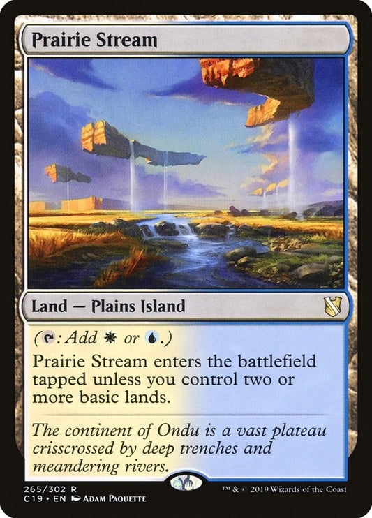 Image for Prairie Stream (265) (Commander 2019) - Magic: The Gathering