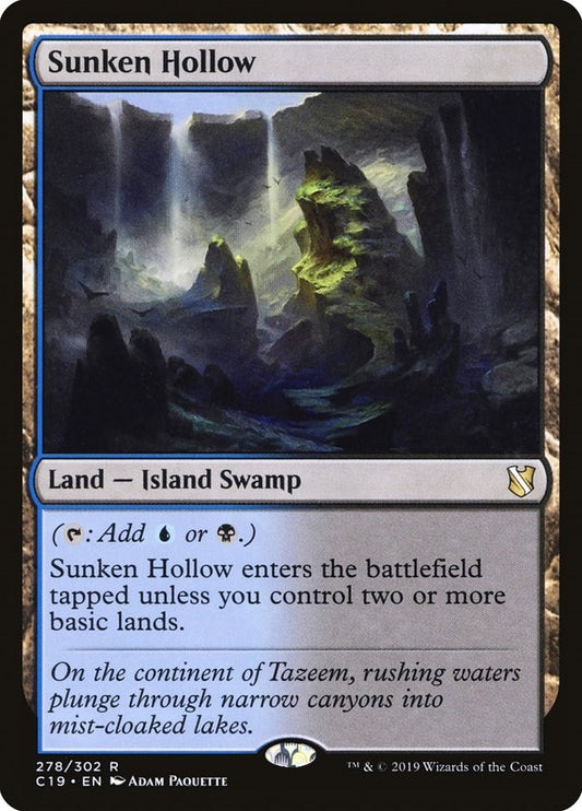 Image for Sunken Hollow (278) (Commander 2019) - Magic: The Gathering