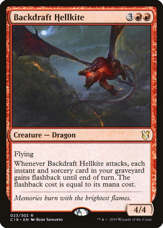 Image for Backdraft Hellkite (23) (Commander 2019) - Magic: The Gathering
