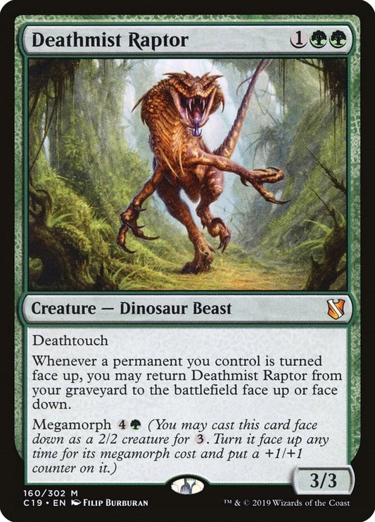 Image for Deathmist Raptor (160) (Commander 2019) - Magic: The Gathering