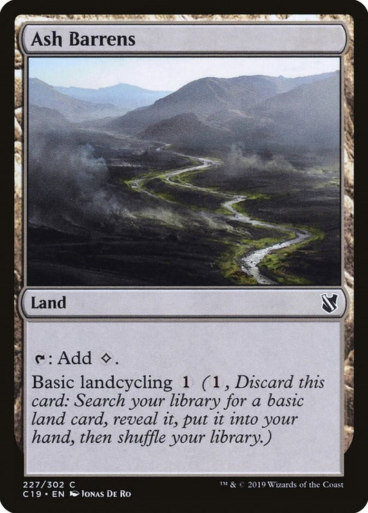 Image for Ash Barrens (227) (Commander 2019) - Magic: The Gathering