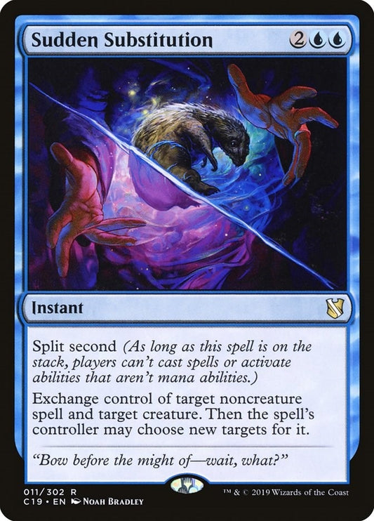 Image for Sudden Substitution (11) (Commander 2019) - Magic: The Gathering