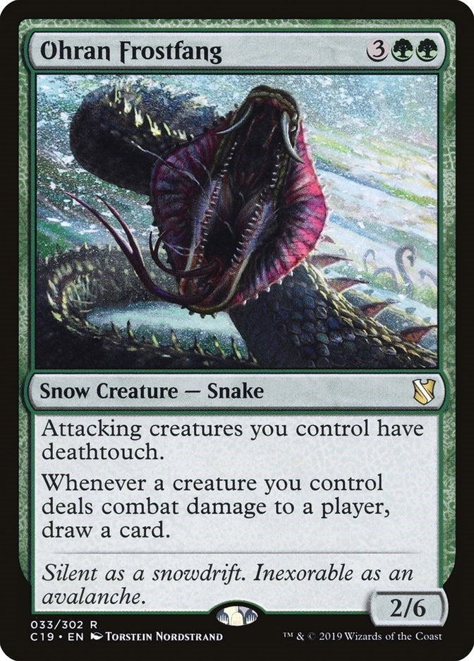 Image for Ohran Frostfang (33) (Commander 2019) - Magic: The Gathering