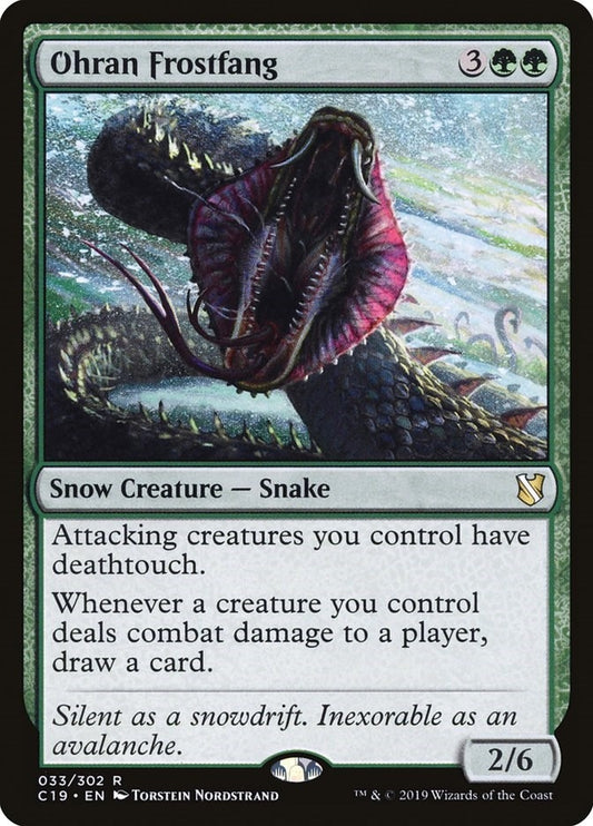 Image for Ohran Frostfang (33) (Commander 2019) - Magic: The Gathering