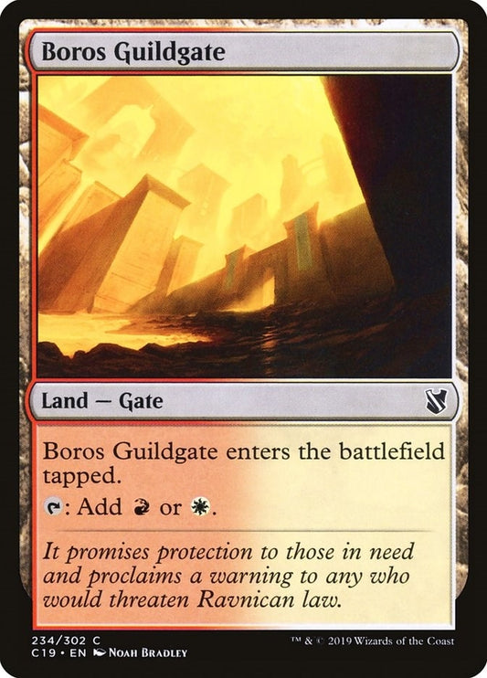 Image for Boros Guildgate (234) (Commander 2019) - Magic: The Gathering