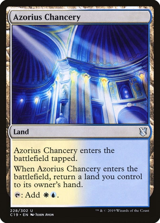 Image for Azorius Chancery (228) (Commander 2019) - Magic: The Gathering