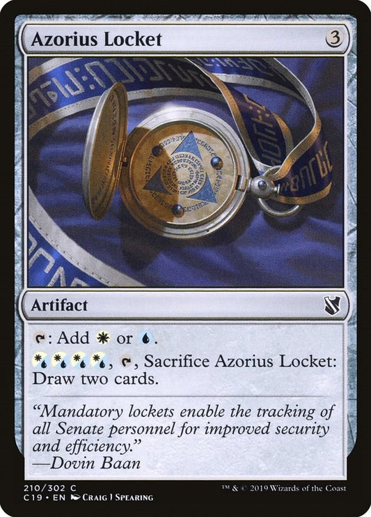 Image for Azorius Locket (210) (Commander 2019) - Magic: The Gathering