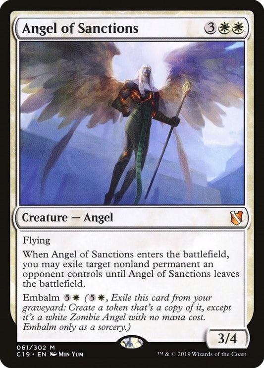 Image for Angel of Sanctions (61) (Commander 2019) - Magic: The Gathering