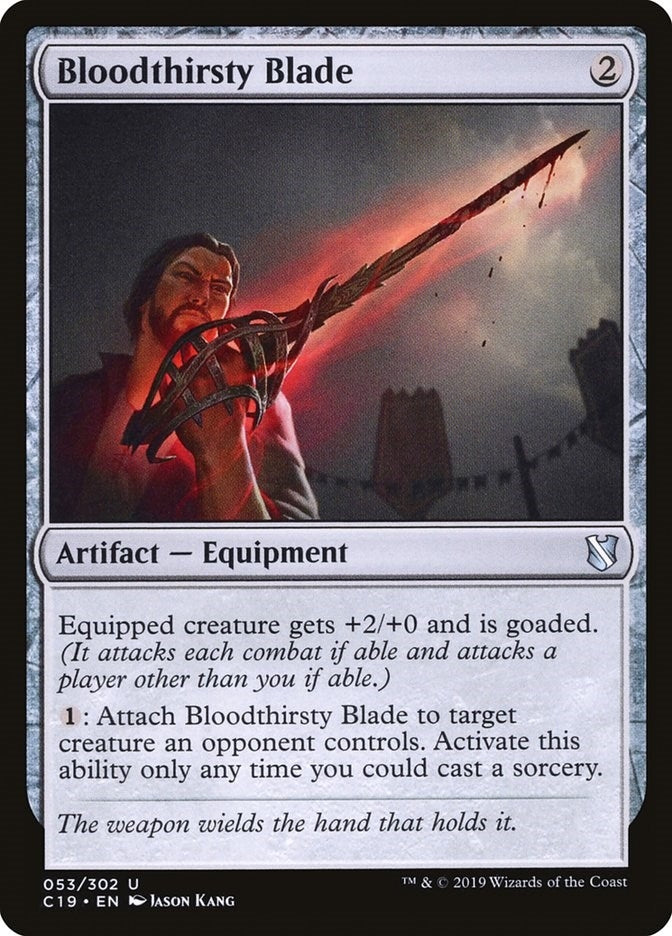 Image for Bloodthirsty Blade (53) (Commander 2019) - Magic: The Gathering