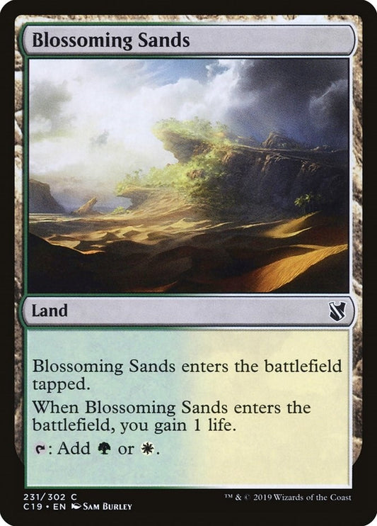 Image for Blossoming Sands (231) (Commander 2019) - Magic: The Gathering