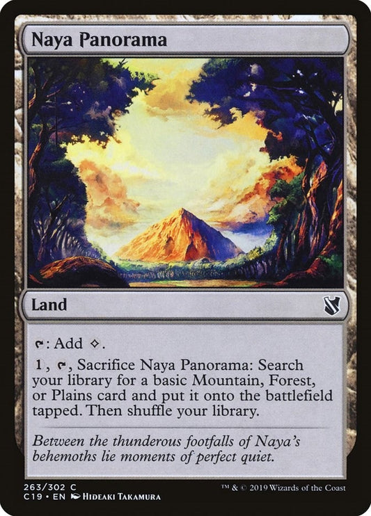 Image for Naya Panorama (263) (Commander 2019) - Magic: The Gathering