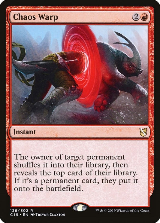 Image for Chaos Warp (136) (Commander 2019) - Magic: The Gathering