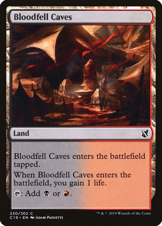 Image for Bloodfell Caves (230) (Commander 2019) - Magic: The Gathering
