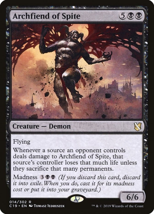 Image for Archfiend of Spite (14) (Commander 2019) - Magic: The Gathering