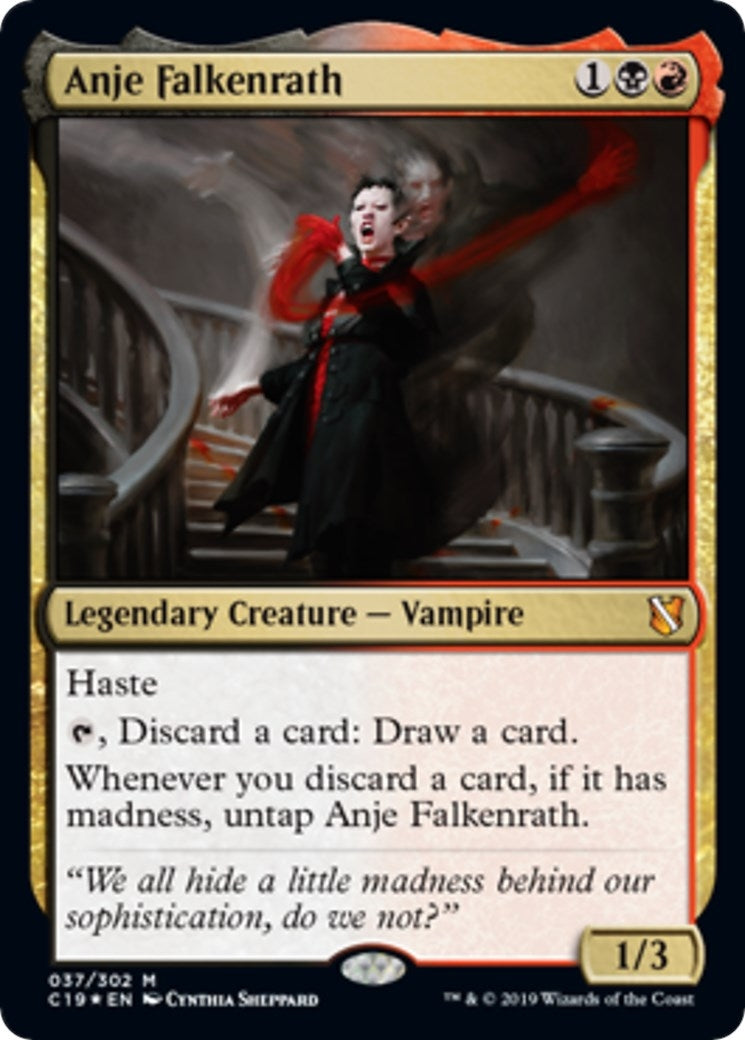 Image for Anje Falkenrath (Commander 2019) (37) (Oversize Cards) - Magic: The Gathering