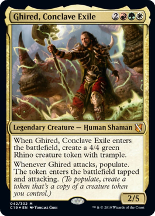 Image for Ghired, Conclave Exile (Commander 2019) (42) (Oversize Cards) - Magic: The Gathering