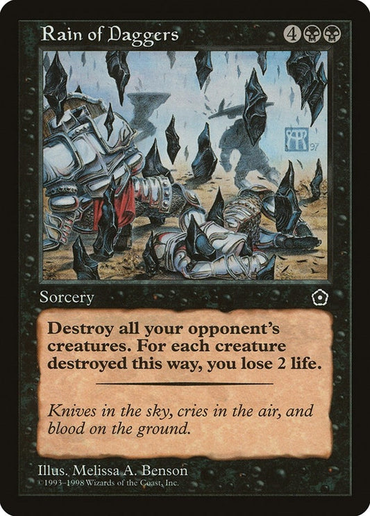 Image for Rain of Daggers (Portal Second Age) - Magic: The Gathering