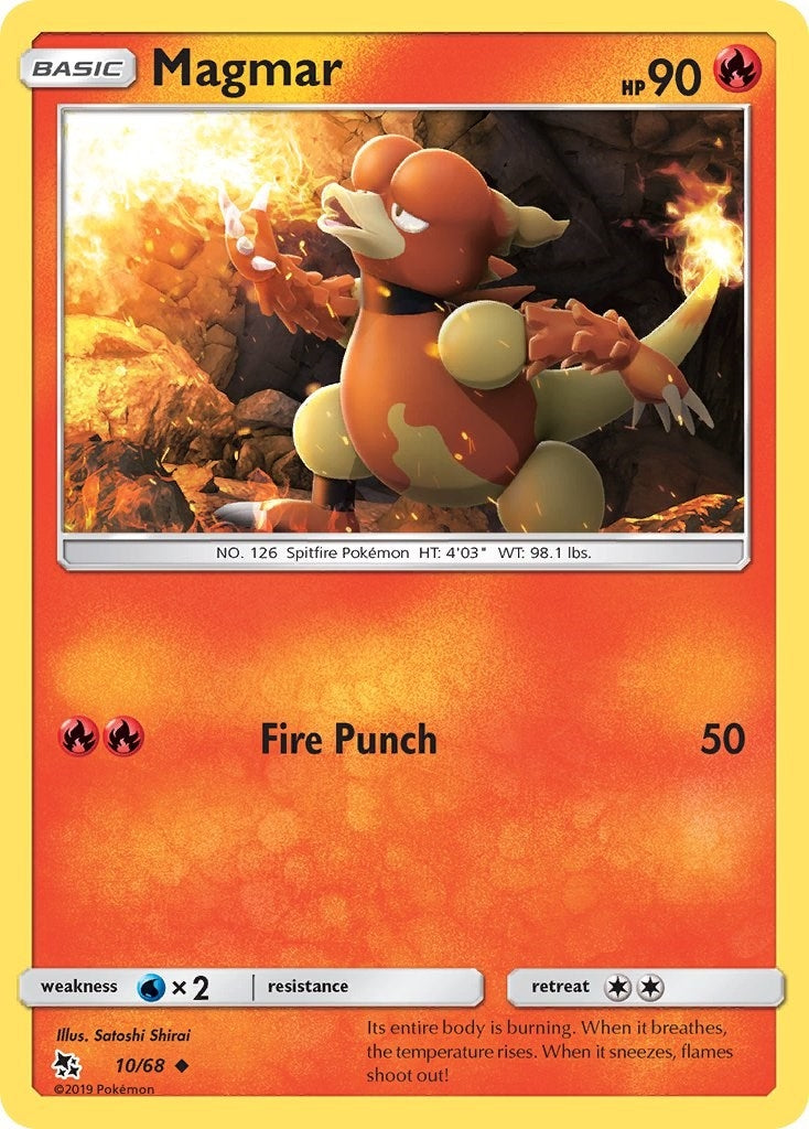 Image for Magmar (10/68) (Hidden Fates) - Pokemon