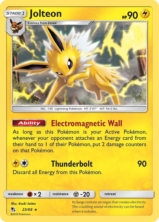 Image for Jolteon (23/68) (Hidden Fates) - Pokemon