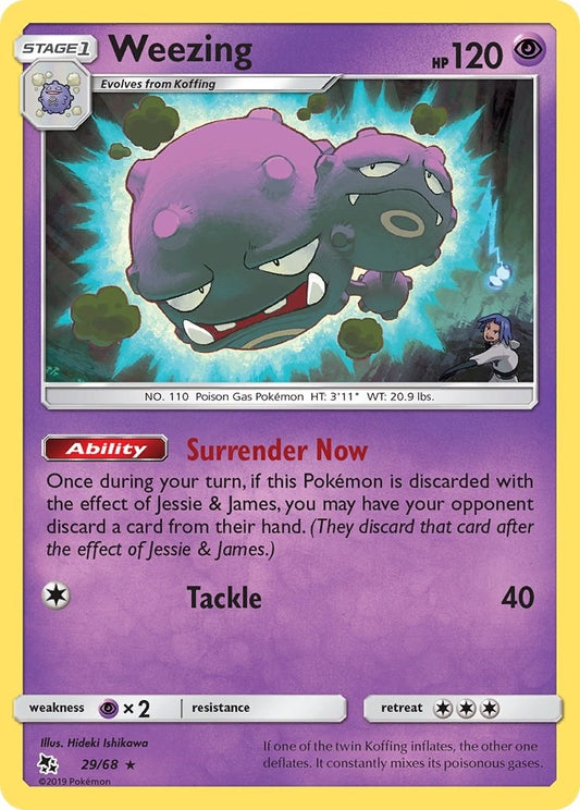 Image for Weezing (29/68) (Hidden Fates) - Pokemon