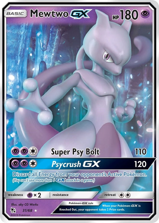 Image for Mewtwo GX (31/68) (Hidden Fates) - Pokemon