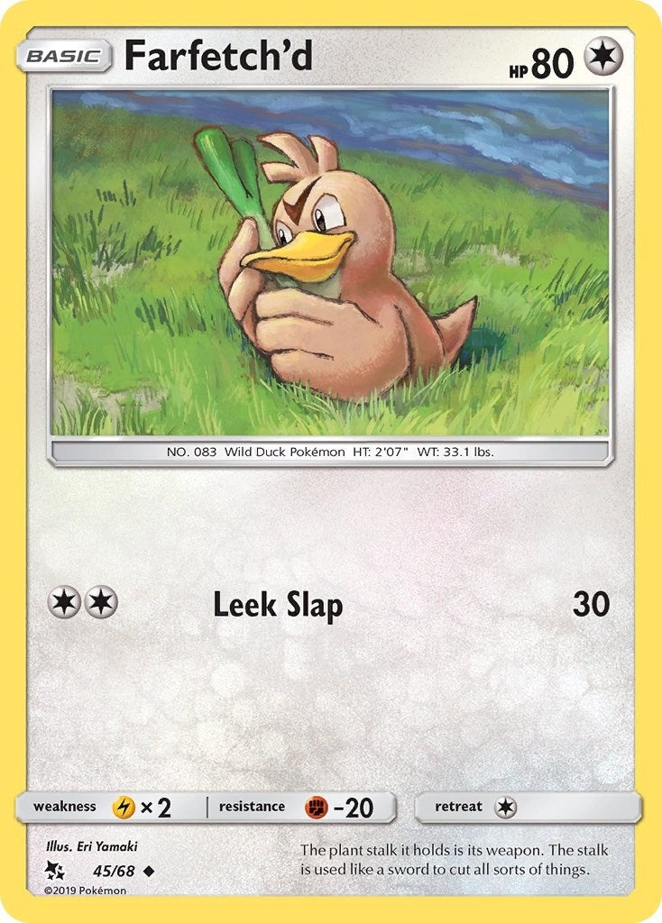 Image for Farfetch'd (45/68) (Hidden Fates) - Pokemon