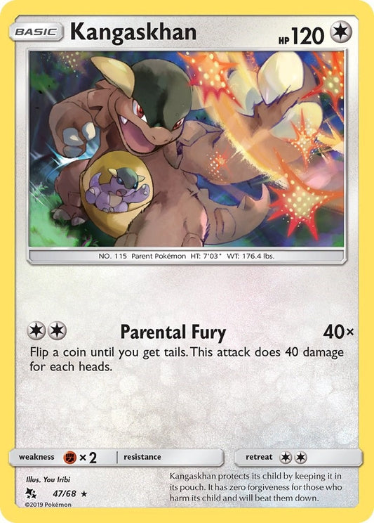 Image for Kangaskhan (47/68) (Hidden Fates) - Pokemon