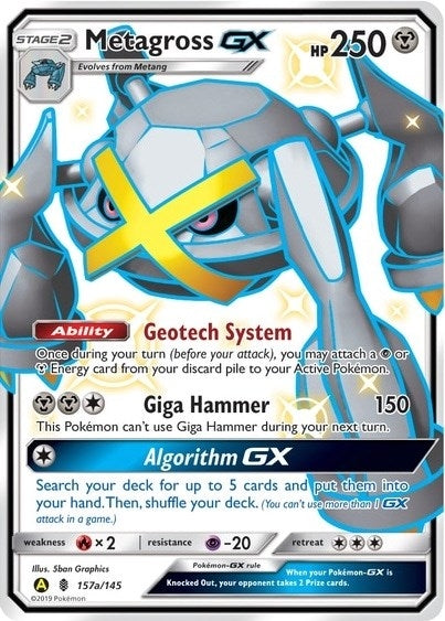 Image for Metagross GX - 157a/145 (157a/145) (Alternate Art Promos) - Pokemon