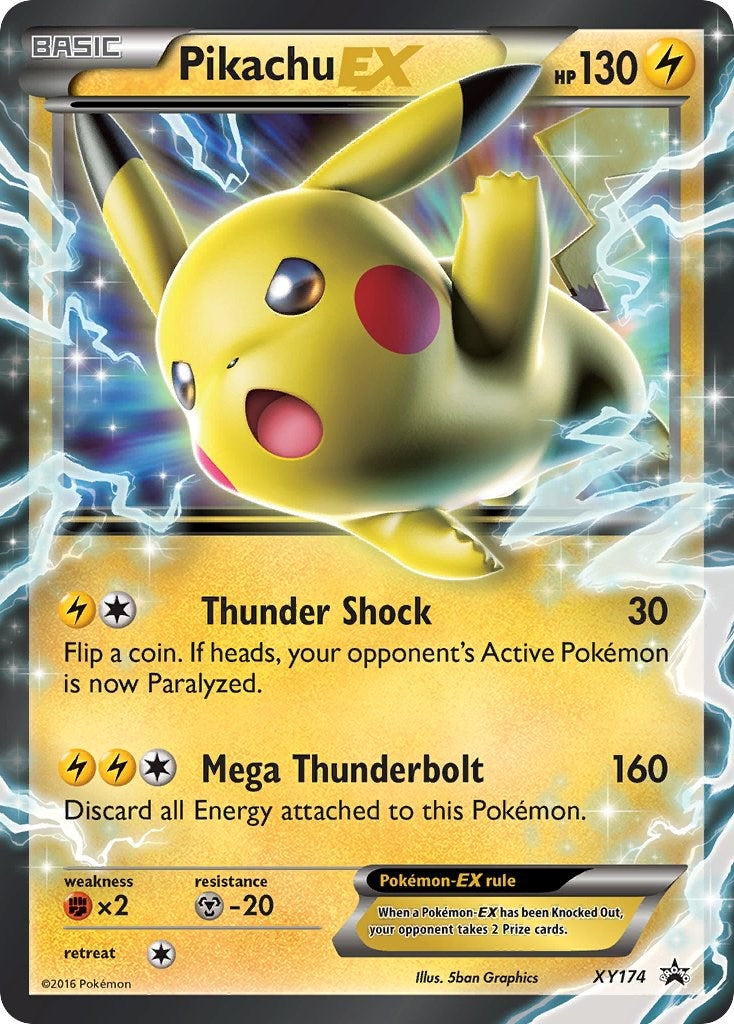 Image for Pikachu EX - XY174 (XY174) (Jumbo Cards) - Pokemon