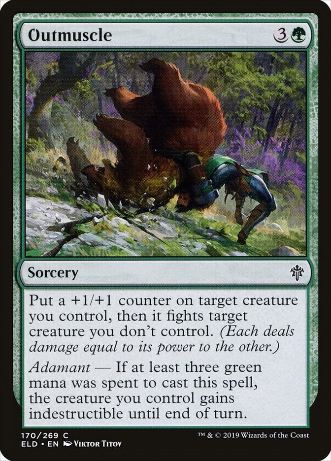 Image for Outmuscle (170) (Throne of Eldraine) - Magic: The Gathering
