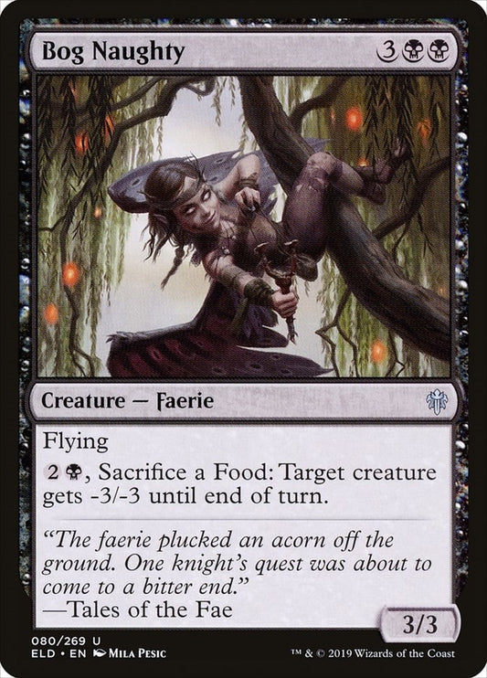 Image for Bog Naughty (80) (Throne of Eldraine) - Magic: The Gathering
