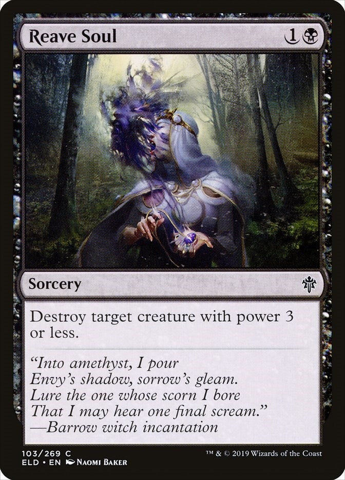 Image for Reave Soul (103) (Throne of Eldraine) - Magic: The Gathering